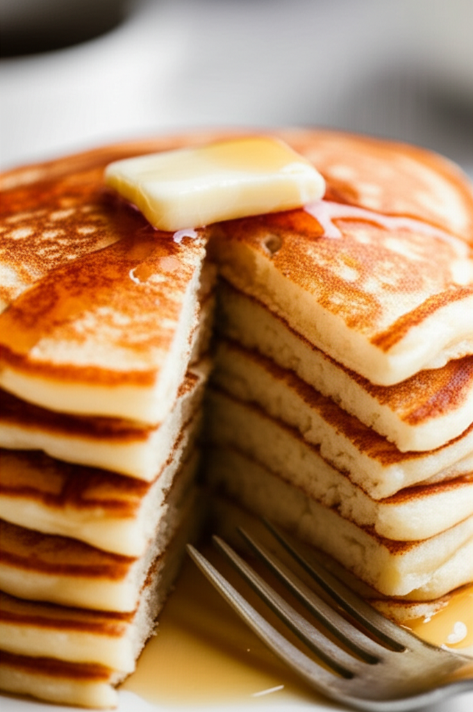 Generate a high-quality, relevant image prompt for an article about: Are Pancakes Considered Soft Fo