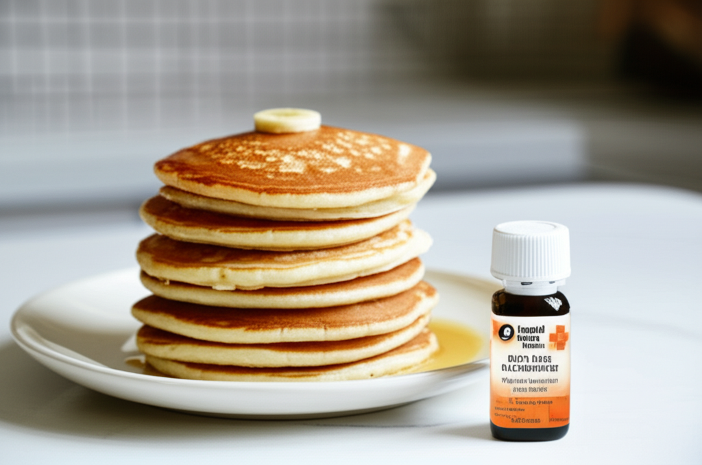 Generate a high-quality, relevant image prompt for an article about: Can I Eat Pancakes After Wisdom